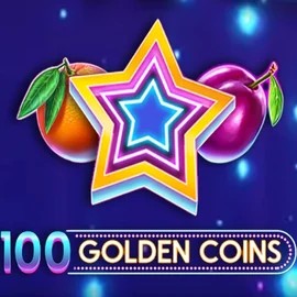 100 Golden Coins game by Amusnet Interactive – logo hosted on Spillehallen Casino