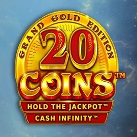 Official Slots logo: 20 Coins Grand Gold Edition by Wazdan at Spillehallen Casino