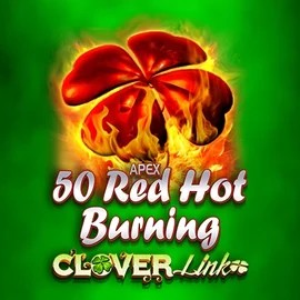 50 Red Hot Burning Clover Links game by Novomatic – logo hosted on Spillehallen Casino