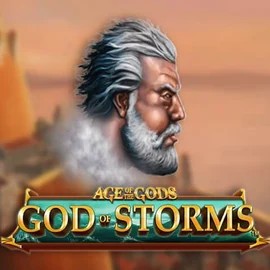 Age Of The Gods: God of Storms by Playtech, showcased at spillehallendk.com – game logo