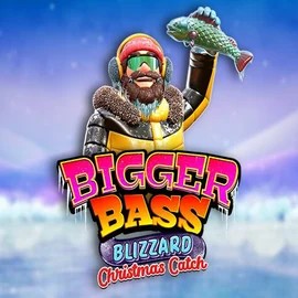 Official Slots logo: Bigger Bass Blizzard Christmas Catch by Pragmatic Play at Spillehallen Casino