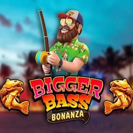 Bigger Bass Bonanza logo by Pragmatic Play at Spillehallen Casino