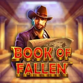 Book Of Fallen online game logo by Pragmatic Play on spillehallendk.com