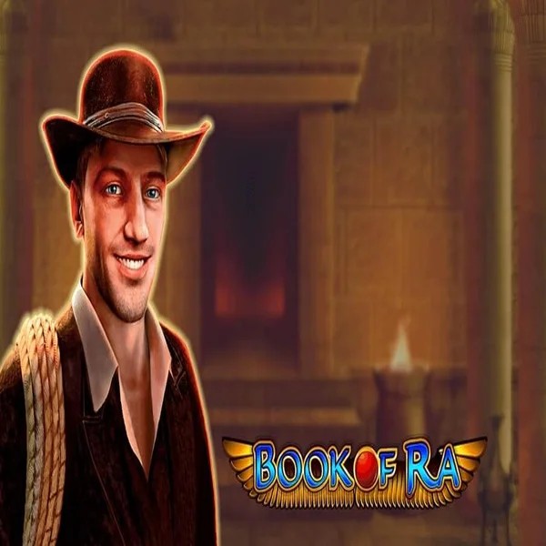 Book of Ra logo – Slots by Greentube at Spillehallen Casino