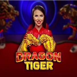 Dragon Tiger (Live) slot logo by Pragmatic Play at Spillehallen Casino