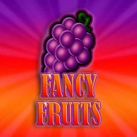 Fancy Fruits slot logo by Gamomat at Spillehallen Casino