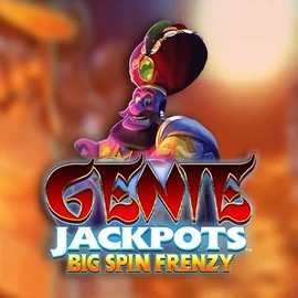 Enjoy Genie Jackpots: Big Spin Frenzy by Blueprint Gaming – logo hosted on spillehallendk.com