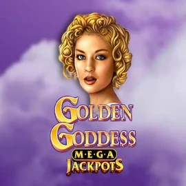 Golden Goddess Megajackpots slot visual from IGT available on spillehallendk.com