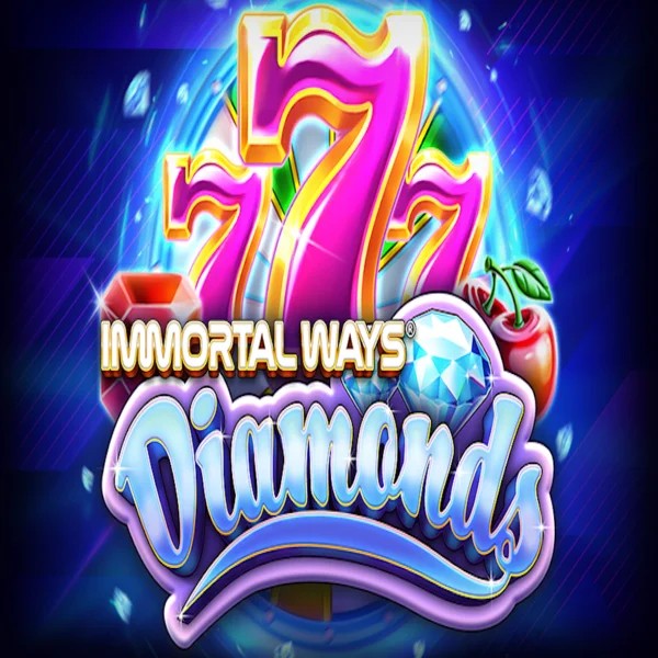 Immortal Ways Diamonds slot logo by RubyPlay at Spillehallen Casino