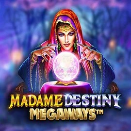 Madame Destiny Megaways game by Pragmatic Play – logo hosted on Spillehallen Casino