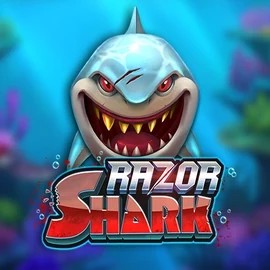 Razor Shark logo by Push Gaming Spillehallen Casino
