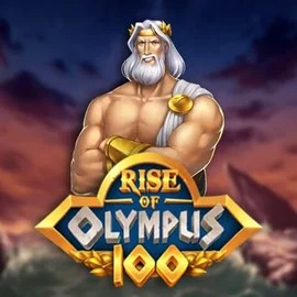 Rise of Olympus 100 logo by Play'n GO Spillehallen Casino