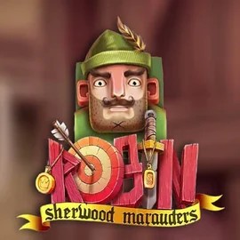 Robin Sherwood Marauders slot logo by Yggdrasil at Spillehallen Casino