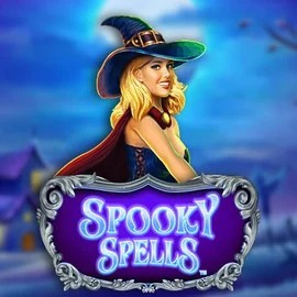 Enjoy Spooky Spells by Novomatic – logo hosted on spillehallendk.com