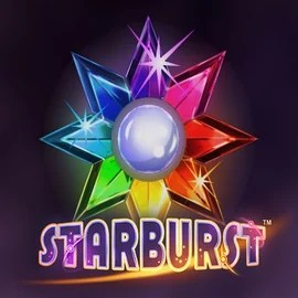 Starburst casino game by NetEnt – featured logo at Spillehallen Casino