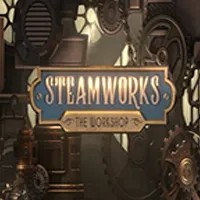 Steamworks The Workshop logo by Peter & Sons Spillehallen Casino