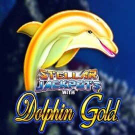 Dolphin Gold with Stellar Jackpots game by Lightning Box Game – logo hosted on Spillehallen Casino