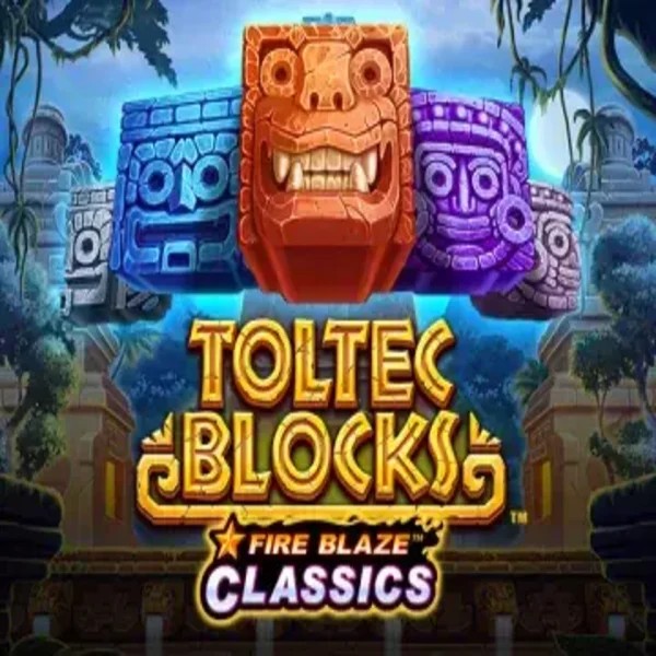 Play Fire Blaze: Toltec Blocks slot by Rarestone Gaming on spillehallendk.com