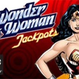 Wonder Woman Jackpots logo by Amaya Spillehallen Casino